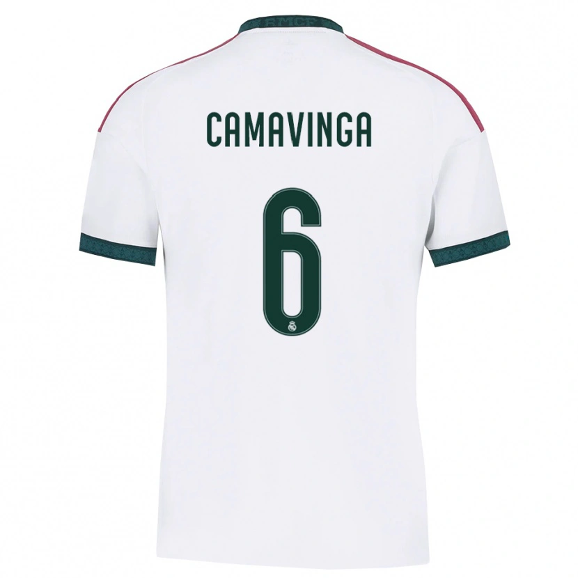 Danxen Damen Eduardo Camavinga #6 Dunkelgrün Weiß Rot Heimtrikot Trikot 2026/27 T-Shirt Österreich