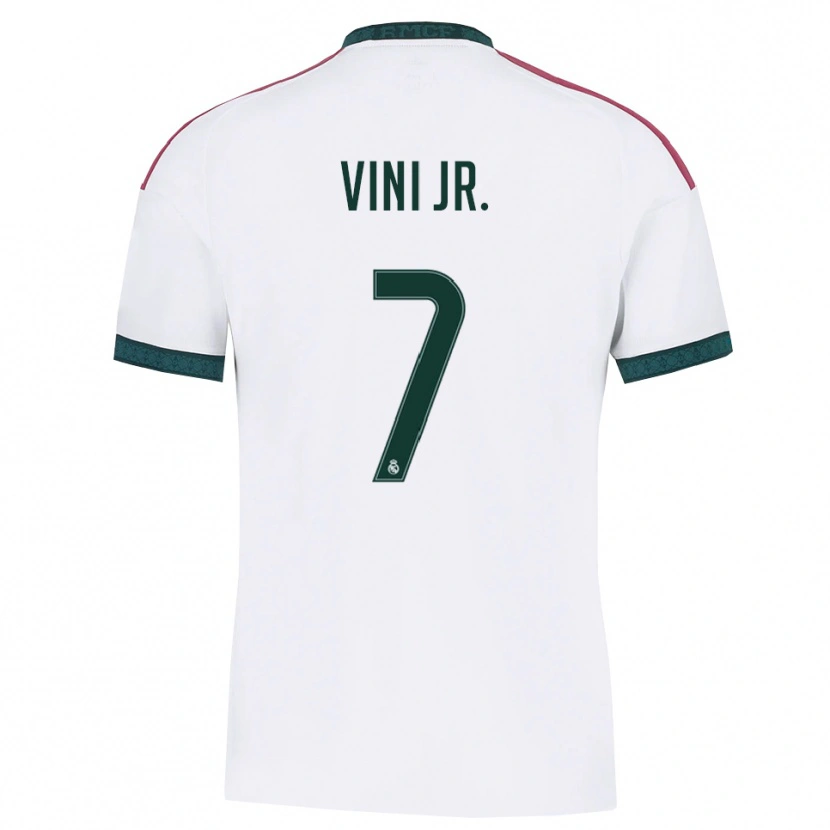 Danxen Damen Vinicius Junior #7 Dunkelgrün Weiß Rot Heimtrikot Trikot 2026/27 T-Shirt Österreich