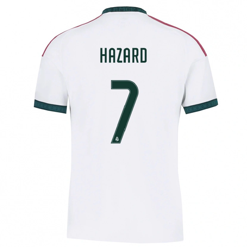 Danxen Damen Eden Hazard #7 Dunkelgrün Weiß Rot Heimtrikot Trikot 2026/27 T-Shirt Österreich