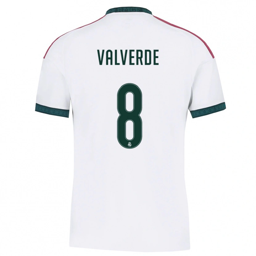 Danxen Damen Federico Valverde #8 Dunkelgrün Weiß Rot Heimtrikot Trikot 2026/27 T-Shirt Österreich