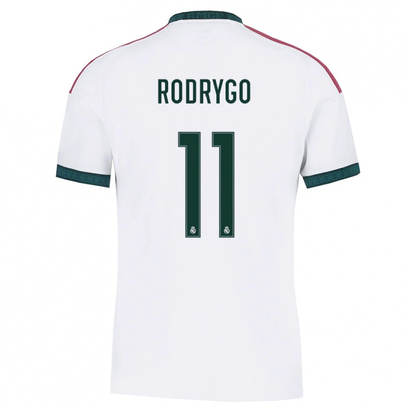 Danxen Damen Rodrygo Silva De Goes #11 Dunkelgrün Weiß Rot Heimtrikot Trikot 2026/27 T-Shirt Österreich