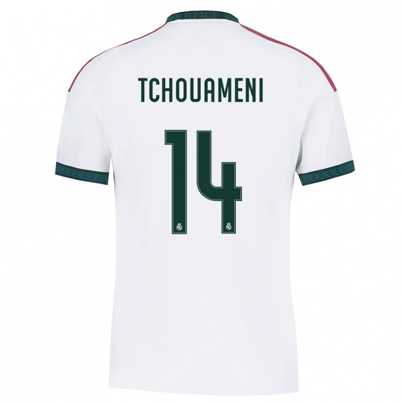 Danxen Damen Aurélien Tchouaméni #14 Dunkelgrün Weiß Rot Heimtrikot Trikot 2026/27 T-Shirt Österreich