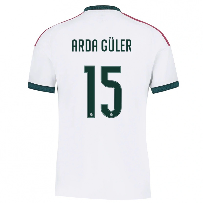 Danxen Damen Arda Güler #15 Dunkelgrün Weiß Rot Heimtrikot Trikot 2026/27 T-Shirt Österreich