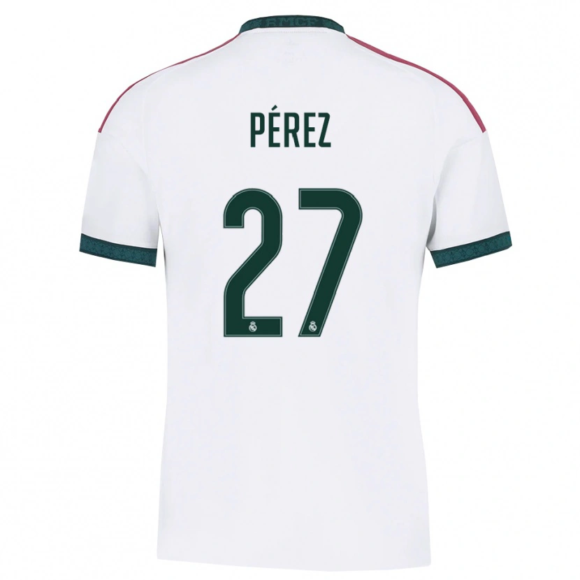 Danxen Damen Adrián Pérez #27 Dunkelgrün Weiß Rot Heimtrikot Trikot 2026/27 T-Shirt Österreich