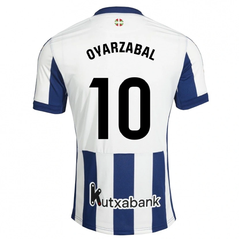 Danxen Damen Mikel Oyarzabal #10 Marineweiß Goldrute Heimtrikot Trikot 2026/27 T-Shirt Österreich