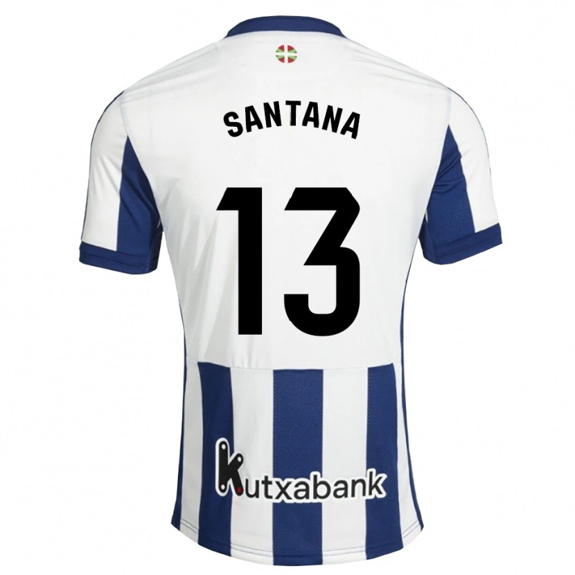 Danxen Damen Olatz Santana #13 Marineweiß Goldrute Heimtrikot Trikot 2026/27 T-Shirt Österreich