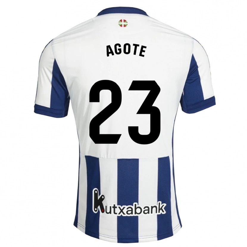 Danxen Damen Unax Agote #23 Marineweiß Goldrute Heimtrikot Trikot 2026/27 T-Shirt Österreich