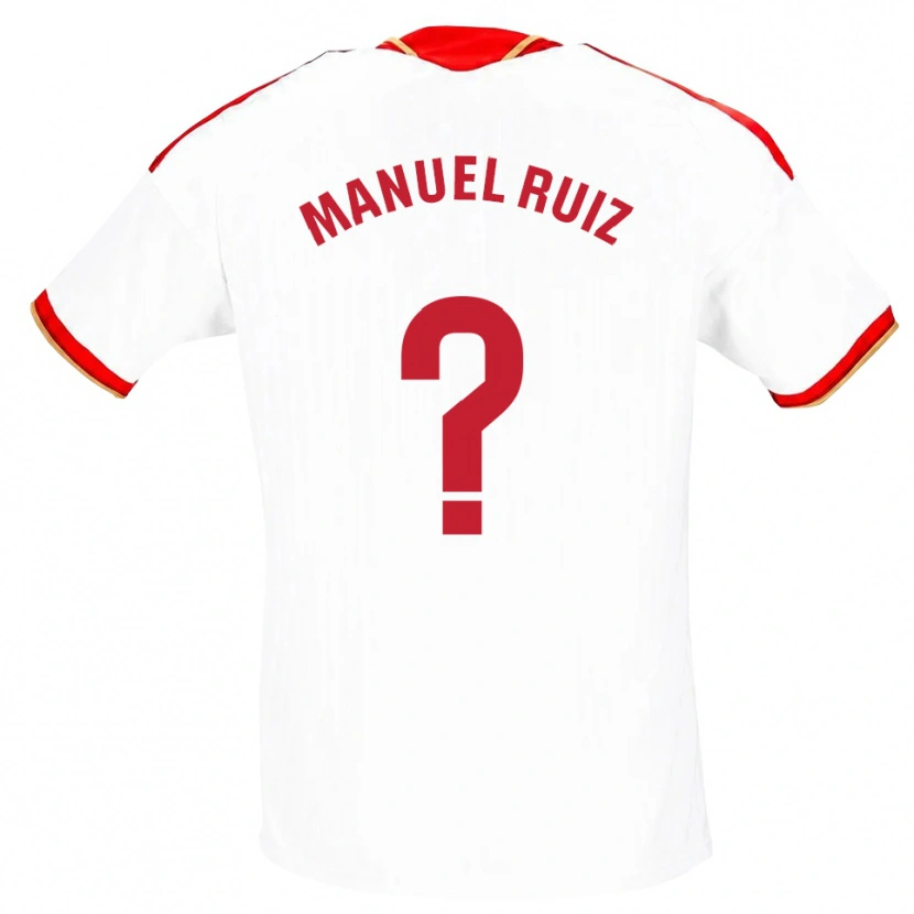 Danxen Damen José Manuel Ruiz #0 Weiß Rot Heimtrikot Trikot 2026/27 T-Shirt Österreich