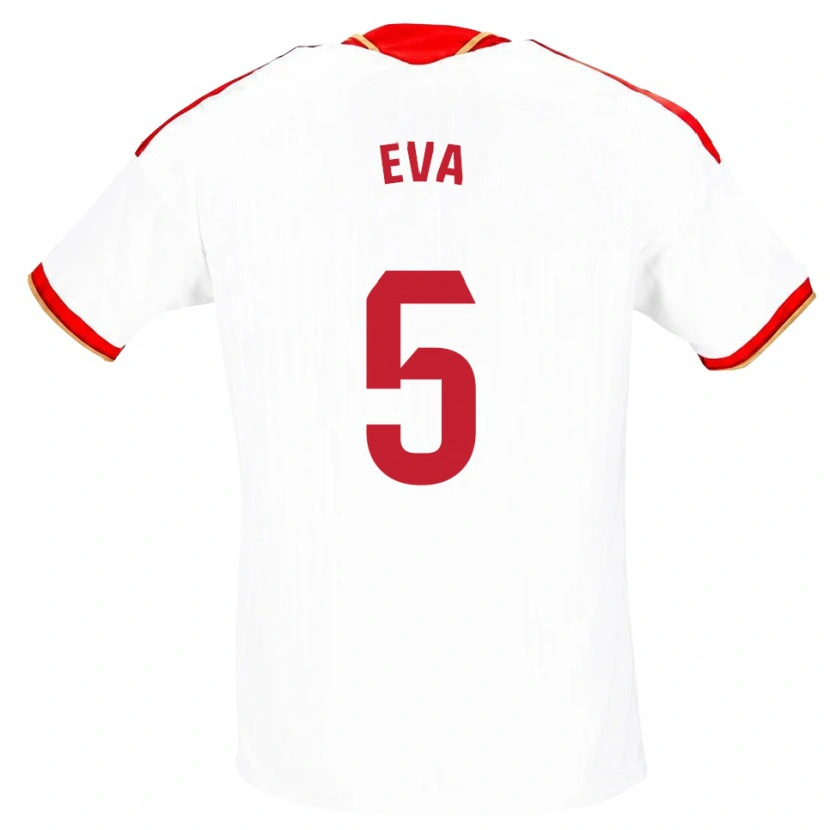 Danxen Damen Eva Llamas Hernández #5 Weiß Rot Heimtrikot Trikot 2026/27 T-Shirt Österreich