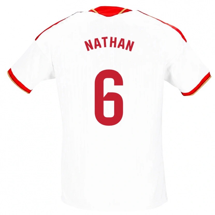 Danxen Damen Nathan Sánchez #6 Weiß Rot Heimtrikot Trikot 2026/27 T-Shirt Österreich