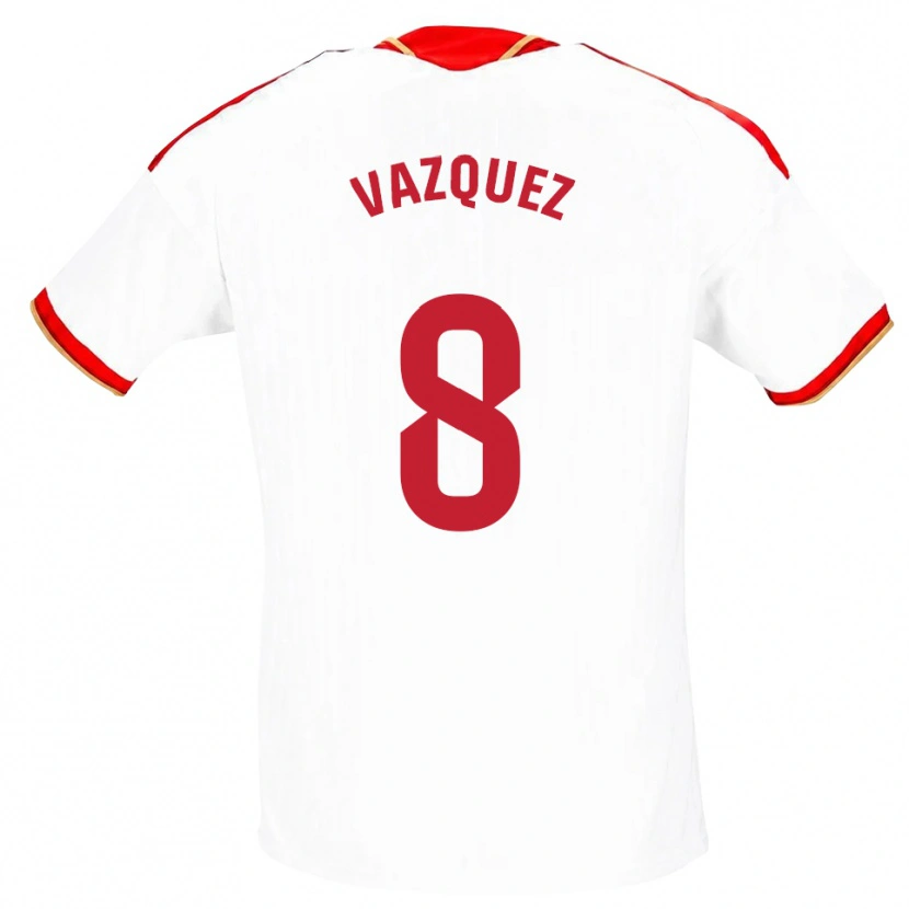 Danxen Damen Manolo Vazquez #8 Weiß Rot Heimtrikot Trikot 2026/27 T-Shirt Österreich