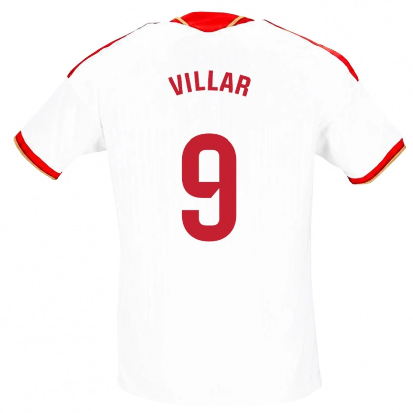 Danxen Damen Iker Villar #9 Weiß Rot Heimtrikot Trikot 2026/27 T-Shirt Österreich