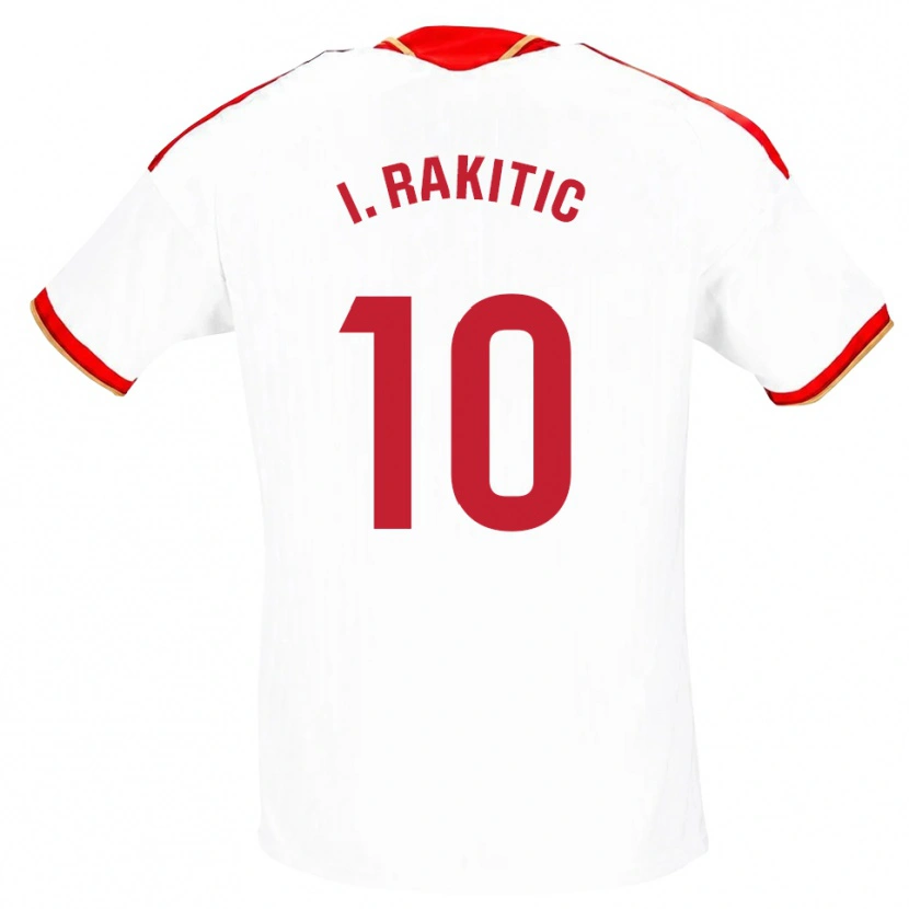 Danxen Damen Ivan Rakitic #10 Weiß Rot Heimtrikot Trikot 2026/27 T-Shirt Österreich