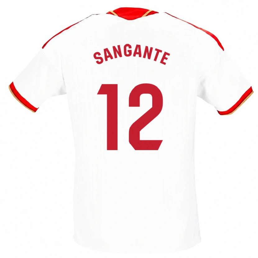 Danxen Damen Arouna Sangante #12 Weiß Rot Heimtrikot Trikot 2026/27 T-Shirt Österreich