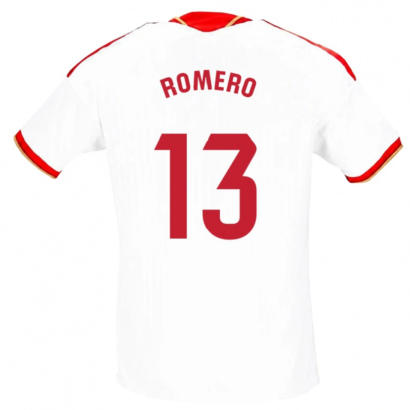 Danxen Damen Rafael Romero #13 Weiß Rot Heimtrikot Trikot 2026/27 T-Shirt Österreich