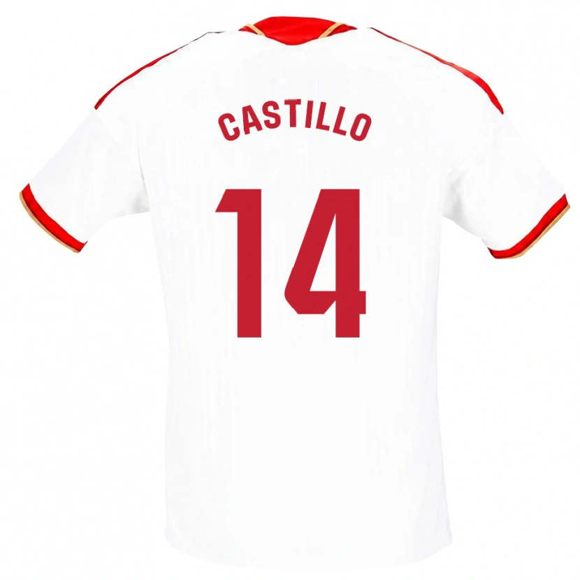 Danxen Damen Silvio Castillo #14 Weiß Rot Heimtrikot Trikot 2026/27 T-Shirt Österreich