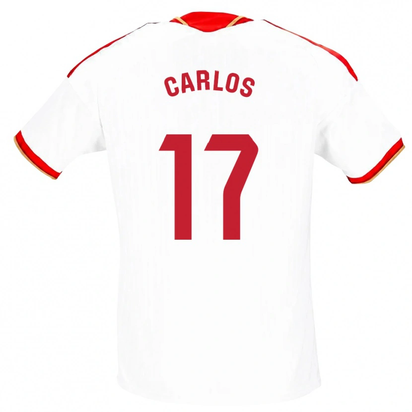 Danxen Damen Carlos González #17 Weiß Rot Heimtrikot Trikot 2026/27 T-Shirt Österreich