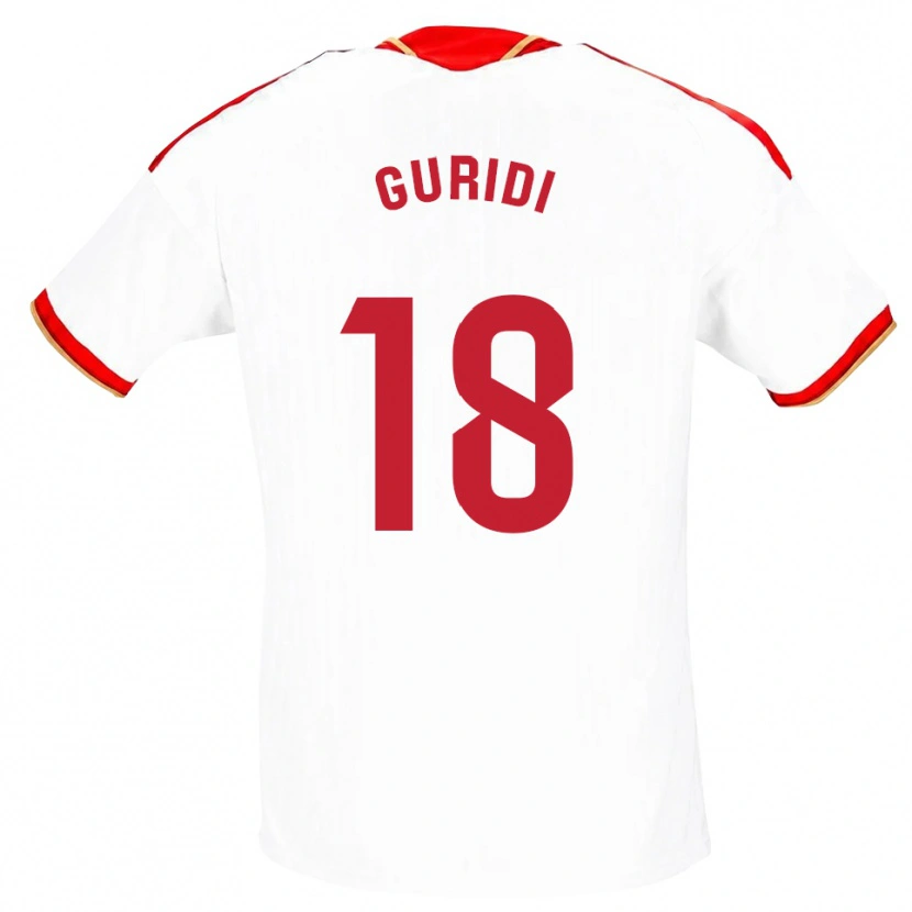 Danxen Damen Jon Guridi #18 Weiß Rot Heimtrikot Trikot 2026/27 T-Shirt Österreich