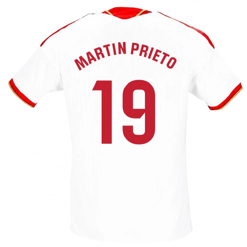 Danxen Damen Cristina Martín-Prieto Gutiérrez #19 Weiß Rot Heimtrikot Trikot 2026/27 T-Shirt Österreich