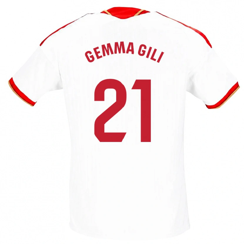Danxen Damen Gemma Gili Giner #21 Weiß Rot Heimtrikot Trikot 2026/27 T-Shirt Österreich