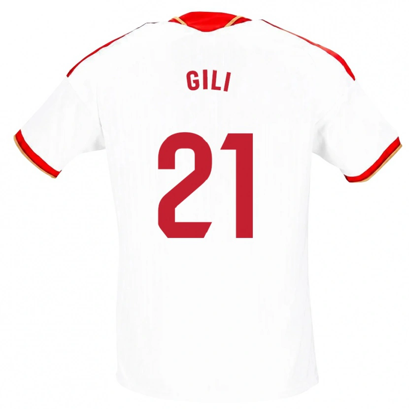 Danxen Damen Gemma Gili #21 Weiß Rot Heimtrikot Trikot 2026/27 T-Shirt Österreich