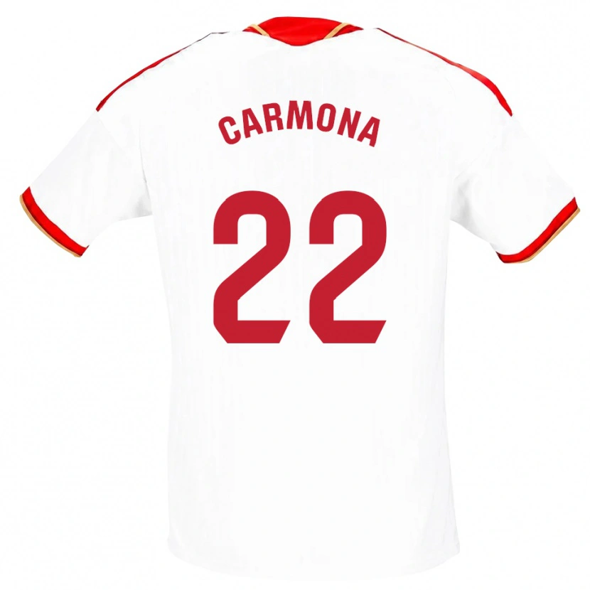 Danxen Damen José Ángel Carmona #22 Weiß Rot Heimtrikot Trikot 2026/27 T-Shirt Österreich