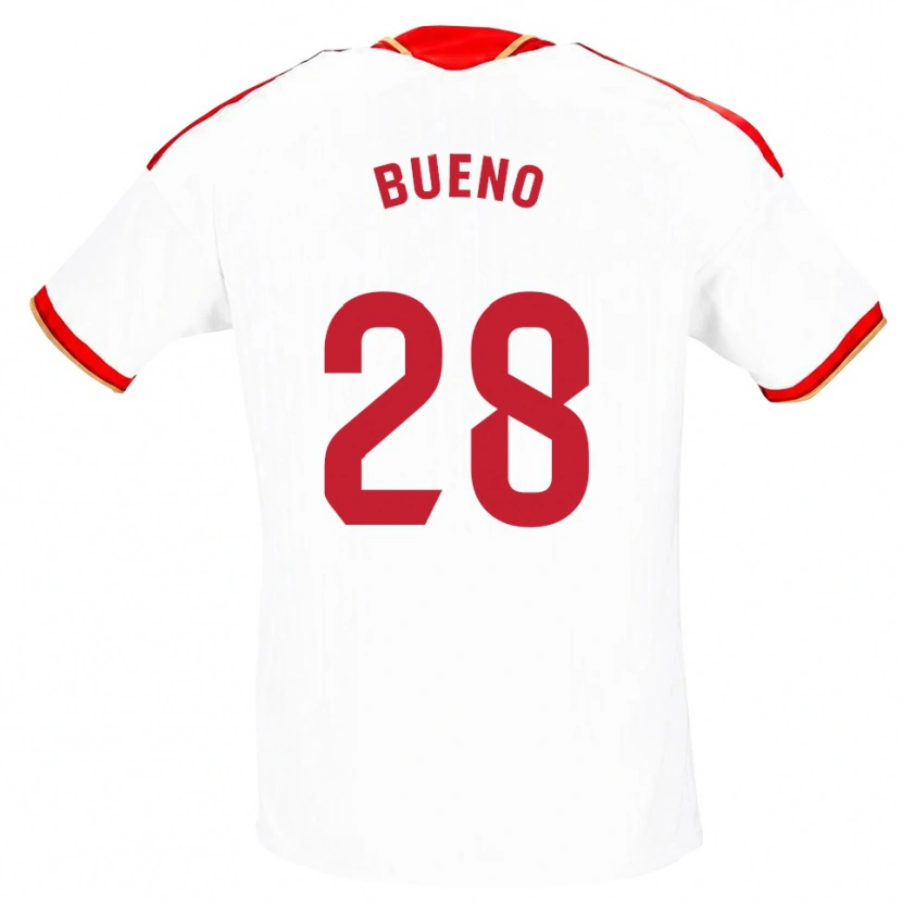 Danxen Damen Manu Bueno #28 Weiß Rot Heimtrikot Trikot 2026/27 T-Shirt Österreich