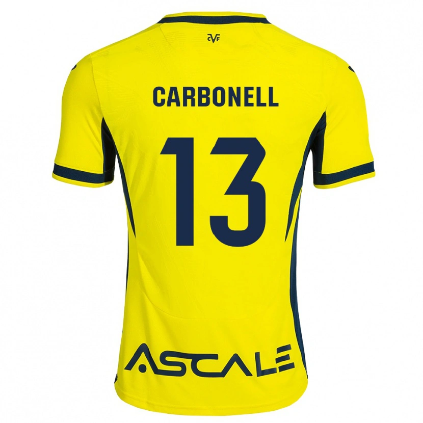 Danxen Damen Carmen Carbonell #13 Gelb Schwarz Rot Heimtrikot Trikot 2026/27 T-Shirt Österreich