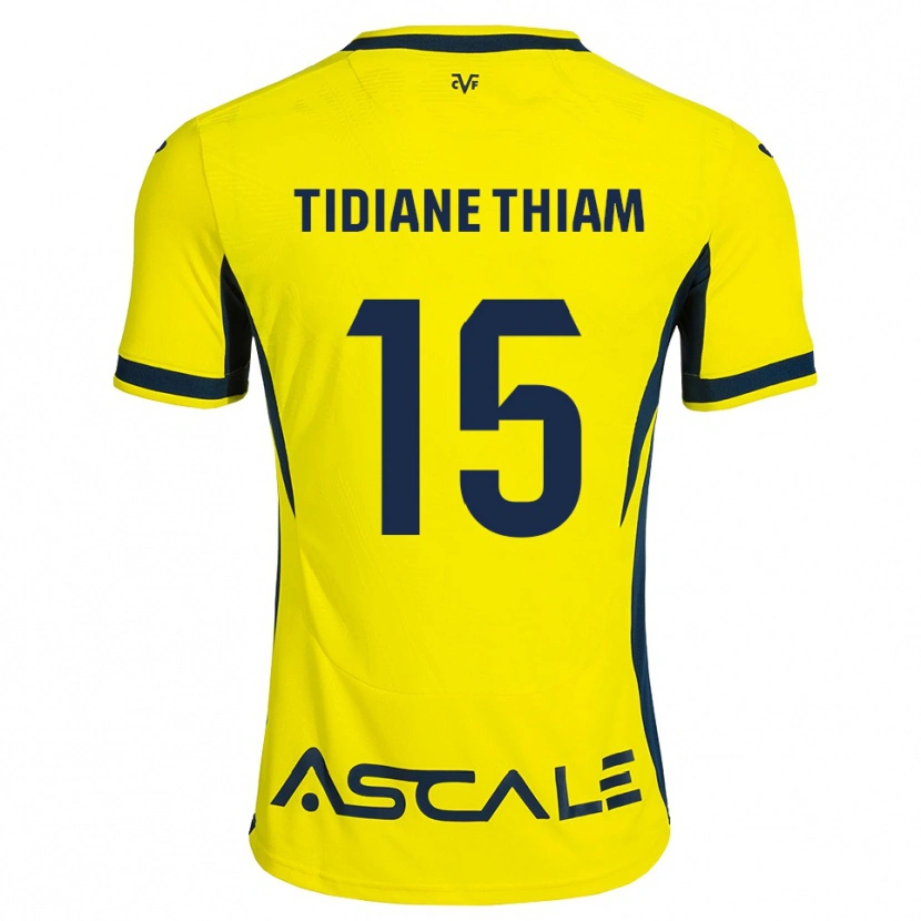Danxen Damen Cheikh Tidiane Thiam #15 Gelb Schwarz Rot Heimtrikot Trikot 2026/27 T-Shirt Österreich