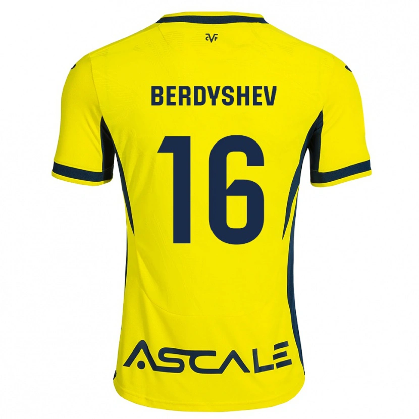 Danxen Damen Tikhon Berdyshev #16 Gelb Schwarz Rot Heimtrikot Trikot 2026/27 T-Shirt Österreich