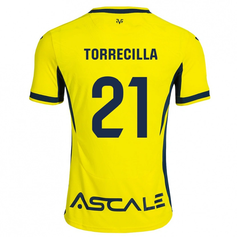 Danxen Damen Virginia Torrecilla #21 Gelb Schwarz Rot Heimtrikot Trikot 2026/27 T-Shirt Österreich
