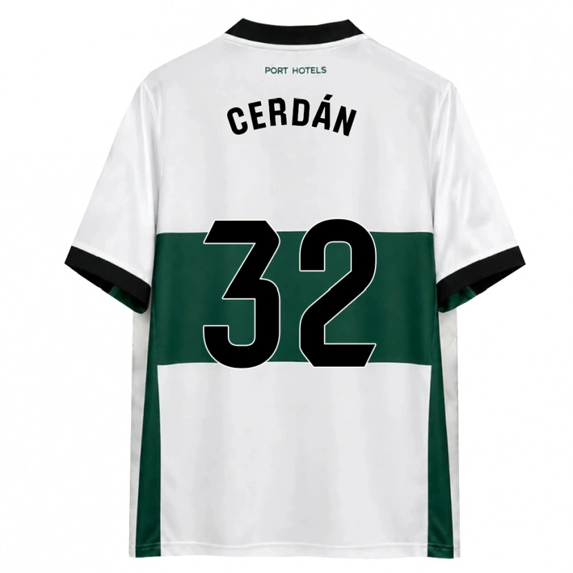 Danxen Damen Pablo Cerdán #32 Grün Weiß Rot Heimtrikot Trikot 2026/27 T-Shirt Österreich