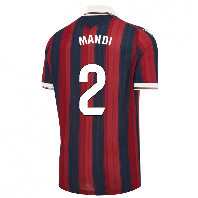 Danxen Damen Aïssa Mandi #2 Mitternachtsblau Rot Heimtrikot Trikot 2026/27 T-Shirt Österreich