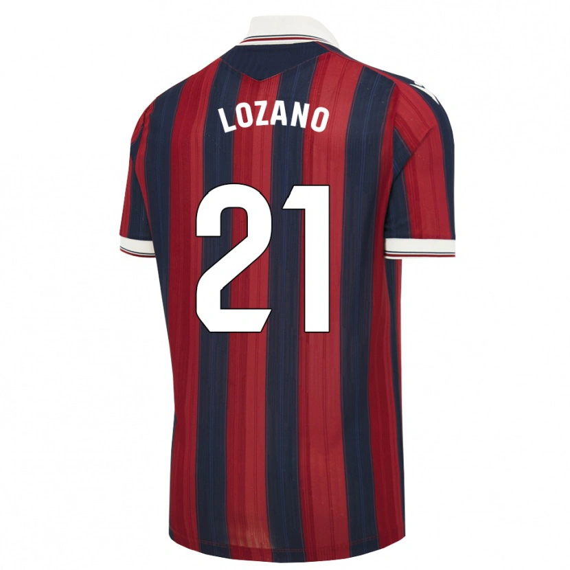 Danxen Damen Sergio Lozano #21 Mitternachtsblau Rot Heimtrikot Trikot 2026/27 T-Shirt Österreich