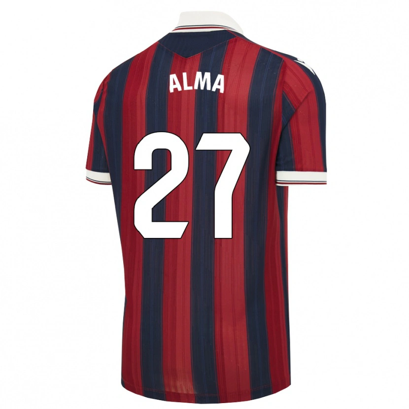 Danxen Damen Alma Velasco #27 Mitternachtsblau Rot Heimtrikot Trikot 2026/27 T-Shirt Österreich