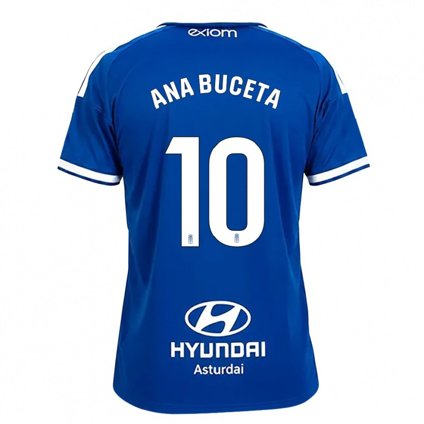 Danxen Damen Ana Buceta #10 Mittelblau Weiß Heimtrikot Trikot 2026/27 T-Shirt Österreich