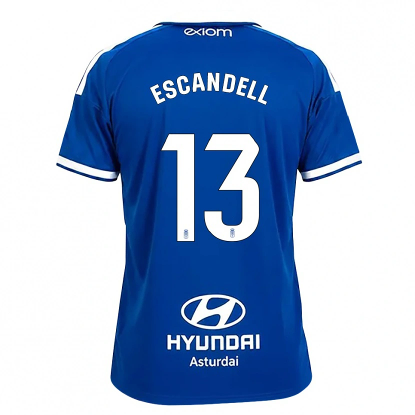 Danxen Damen Aarón Escandell #13 Mittelblau Weiß Heimtrikot Trikot 2026/27 T-Shirt Österreich