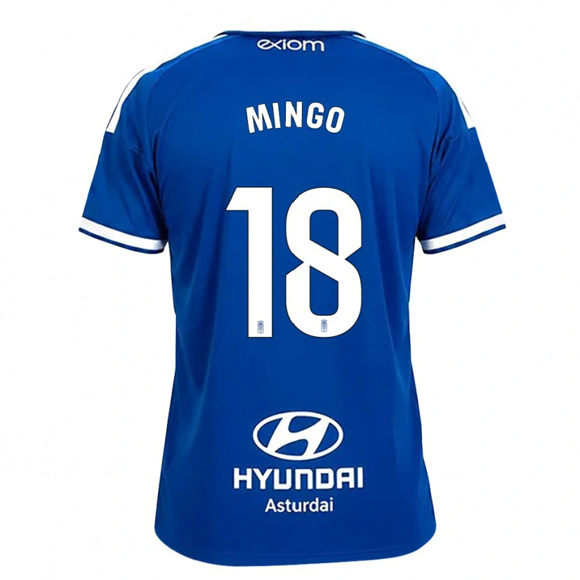 Danxen Damen Víctor Mingo #18 Mittelblau Weiß Heimtrikot Trikot 2026/27 T-Shirt Österreich