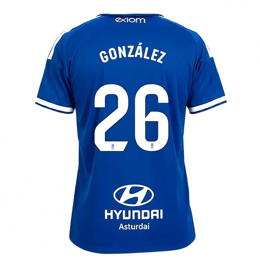 Danxen Damen Miguel González #26 Mittelblau Weiß Heimtrikot Trikot 2026/27 T-Shirt Österreich