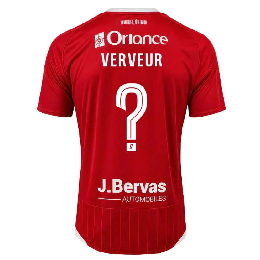 Danxen Damen Titouan Verveur #0 Weiß Rot Heimtrikot Trikot 2026/27 T-Shirt Österreich