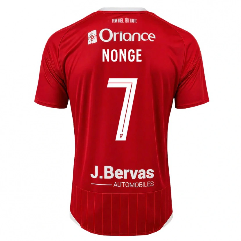 Danxen Damen Joseph Nonge #7 Weiß Rot Heimtrikot Trikot 2026/27 T-Shirt Österreich