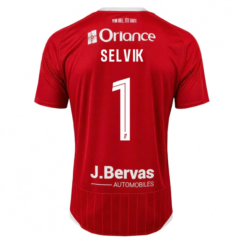 Danxen Damen Egil Selvik #1 Weiß Rot Heimtrikot Trikot 2026/27 T-Shirt Österreich