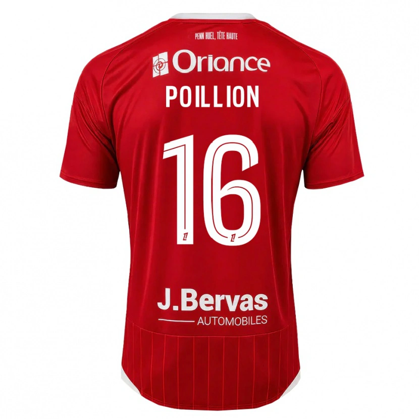 Danxen Damen Noé Poillion #16 Weiß Rot Heimtrikot Trikot 2026/27 T-Shirt Österreich