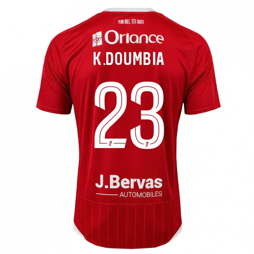 Danxen Damen Kamory Doumbia #23 Weiß Rot Heimtrikot Trikot 2026/27 T-Shirt Österreich