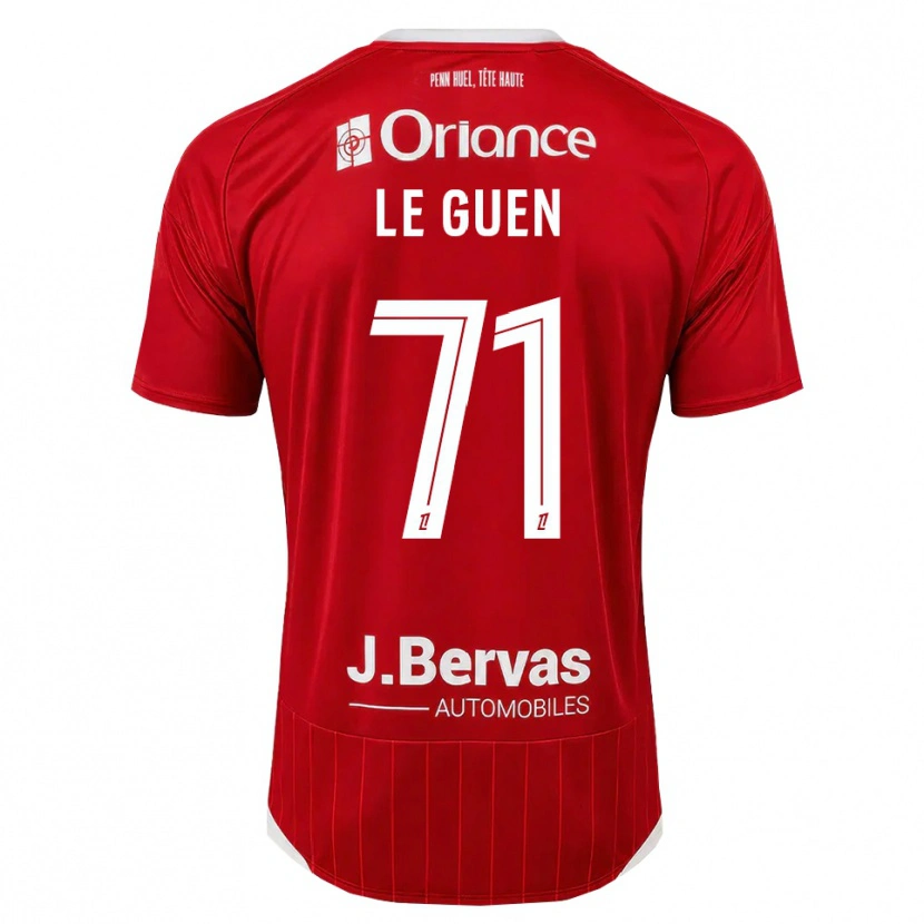Danxen Damen Raphaël Le Guen #71 Weiß Rot Heimtrikot Trikot 2026/27 T-Shirt Österreich