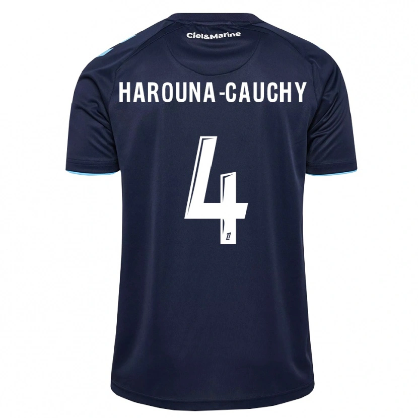 Danxen Damen Yllian Harouna-Cauchy #4 Kornblumenblau Mitternachtsblau Heimtrikot Trikot 2026/27 T-Shirt Österreich