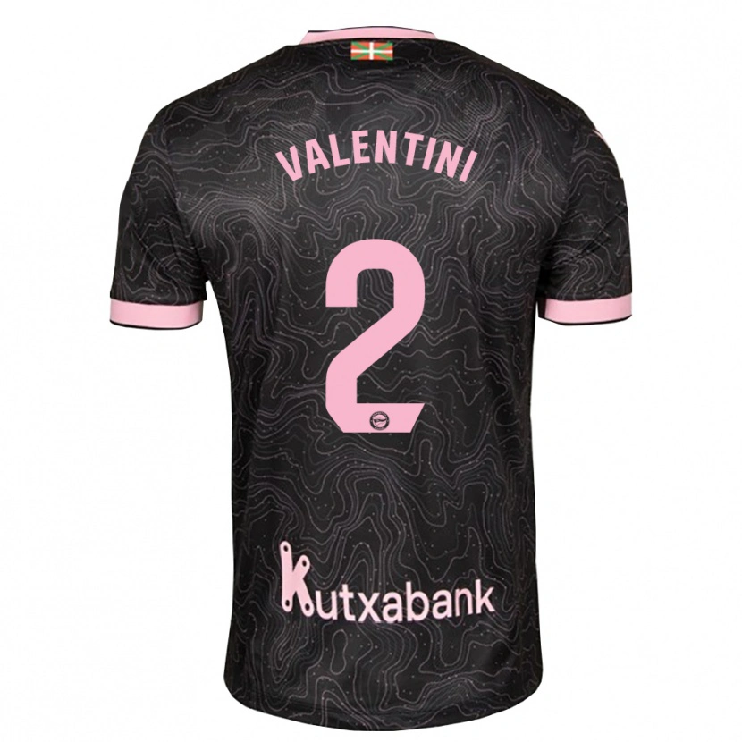 Danxen Damen Nicolás Valentini #2 Schwarz Pink Auswärtstrikot Trikot 2026/27 T-Shirt Österreich