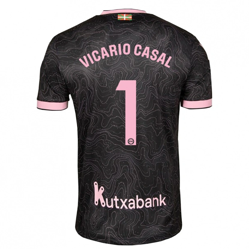 Danxen Damen Jimena Vicario Casal #1 Schwarz Pink Auswärtstrikot Trikot 2026/27 T-Shirt Österreich