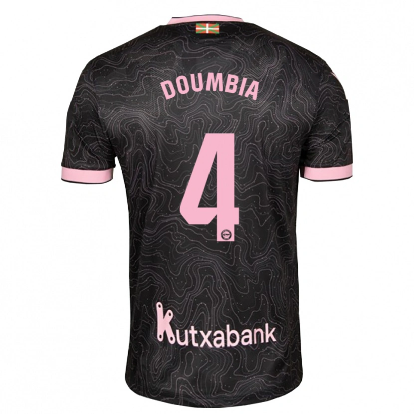 Danxen Damen Daouda Doumbia #4 Schwarz Pink Auswärtstrikot Trikot 2026/27 T-Shirt Österreich