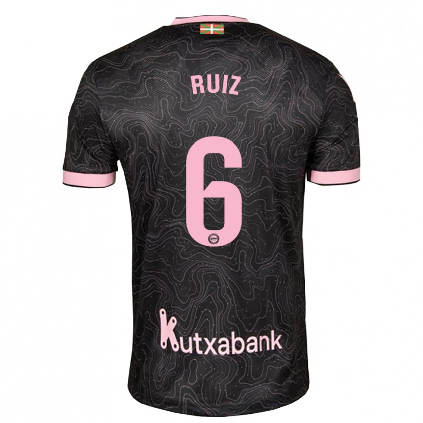 Danxen Damen Markel Ruiz #6 Schwarz Pink Auswärtstrikot Trikot 2026/27 T-Shirt Österreich